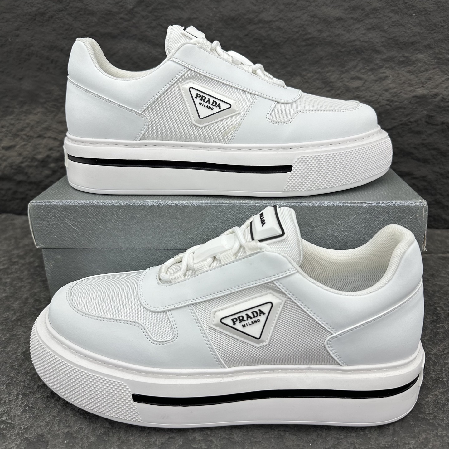 Prada 25ss Macro Re-Nylon Sneaker Size 39-46