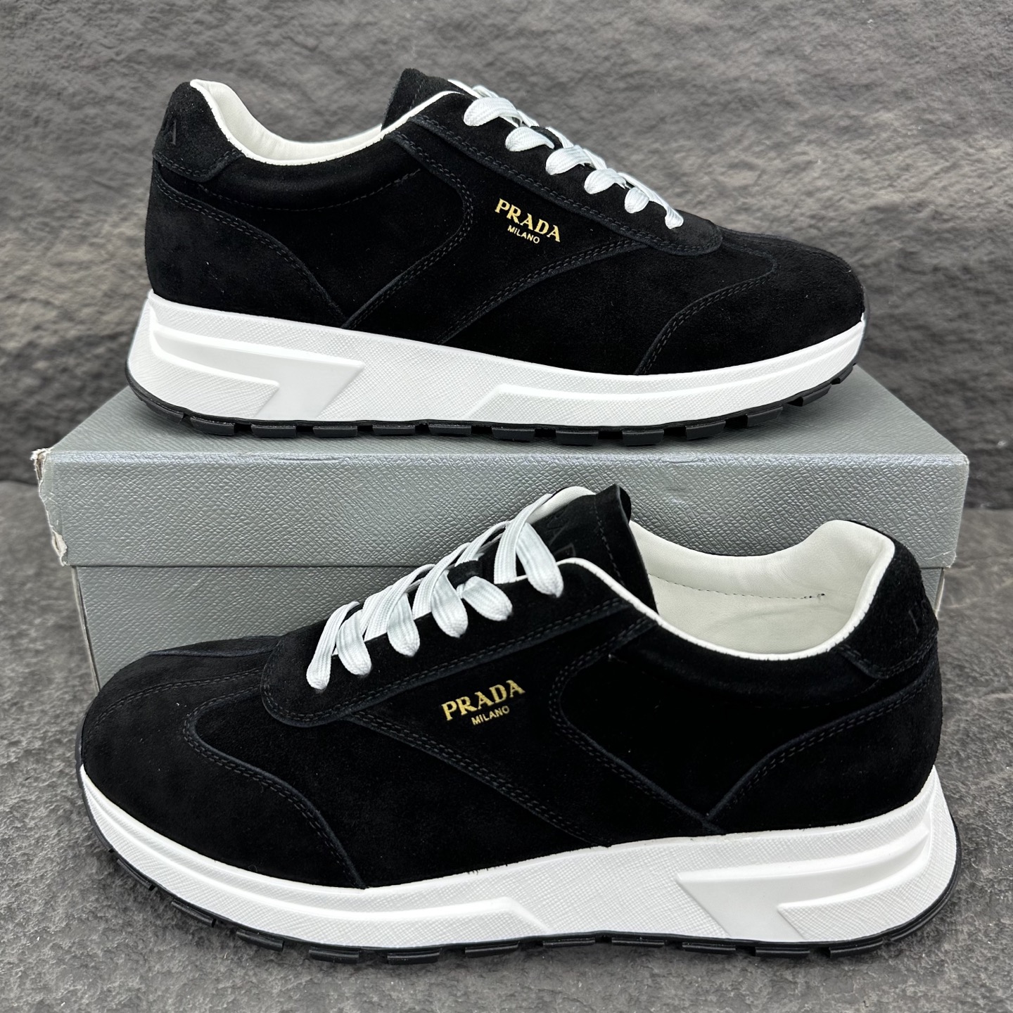 Prada 25ss Macro Re-Nylon Sneaker Size 39-46