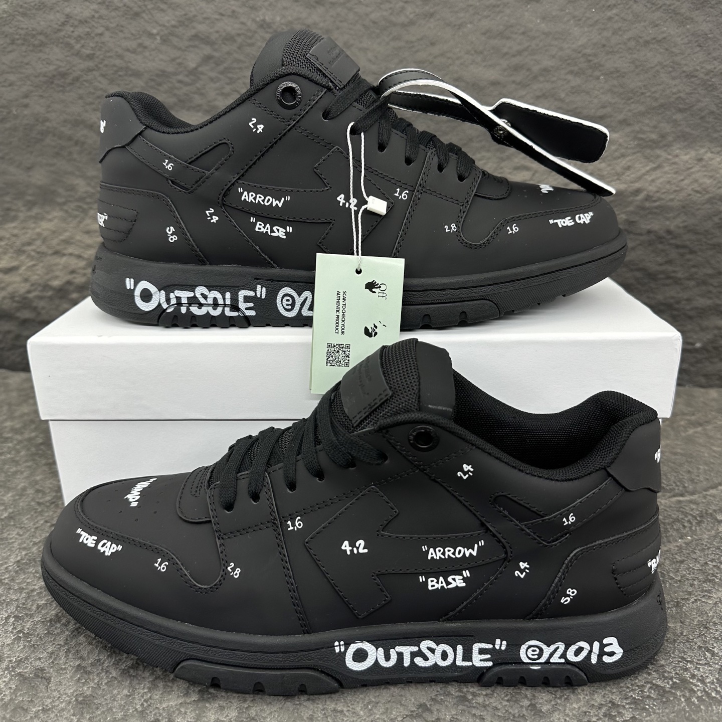 OFF White Sponge Sneaker Size 36-46