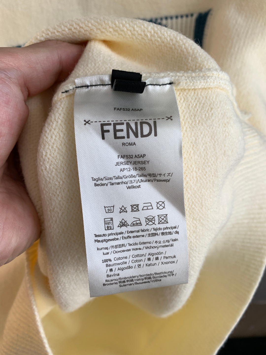 Fendi Unisex Sweatshirt Size S-XL