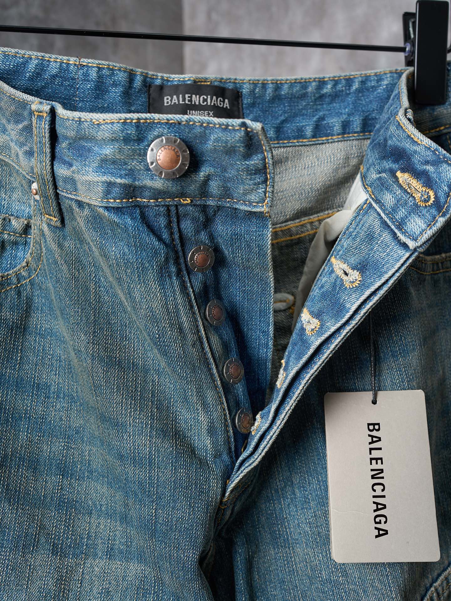 Balenciaga Unisex Jeans Size S-XL