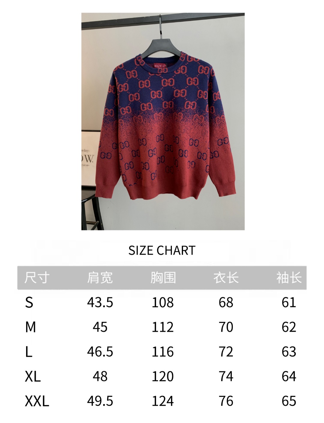 Gucci Unisex Sweatshirt Size S-XXL