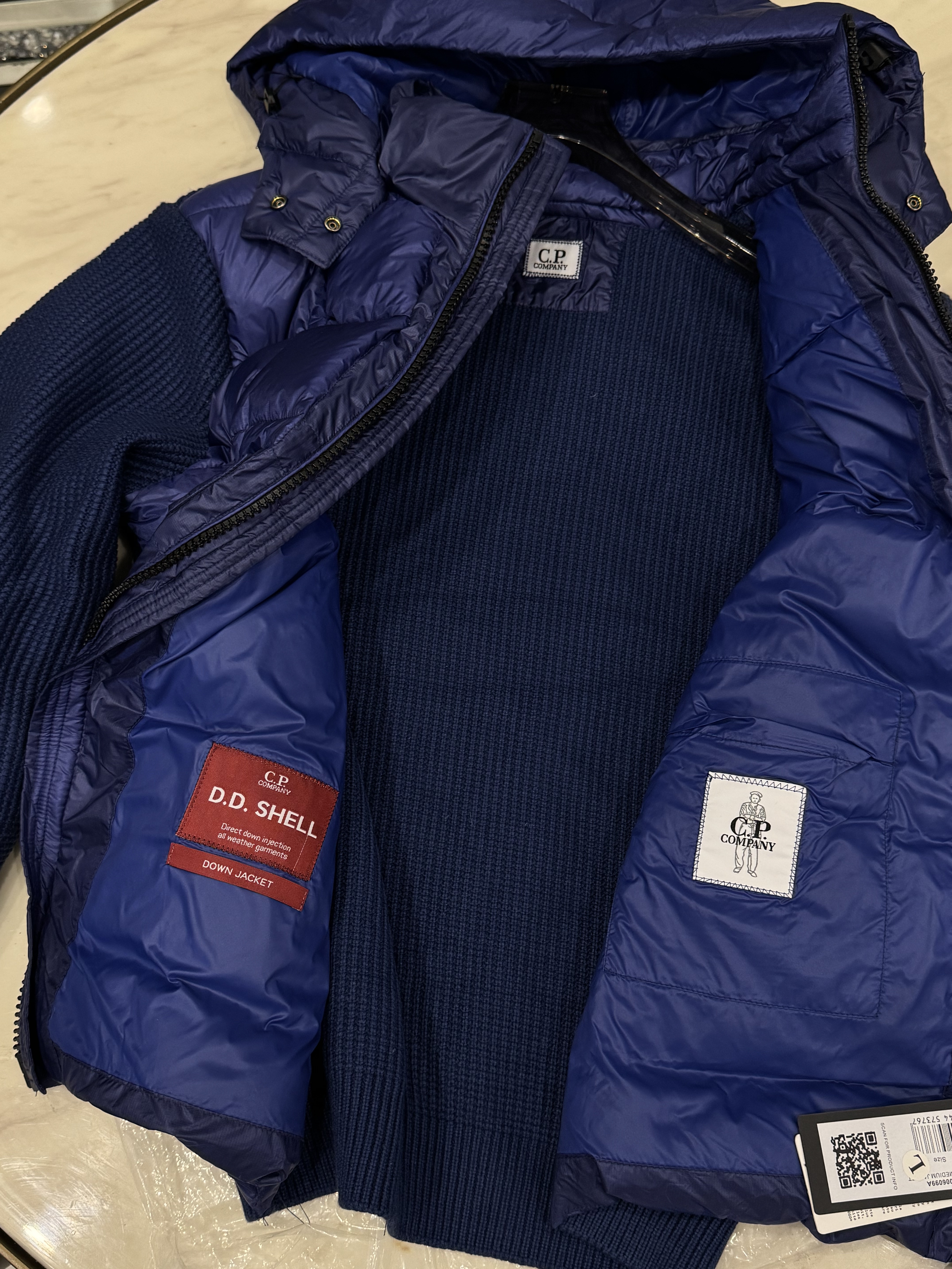 C.P. Company D.D. Shell Hooded Down Jacket Size S-2XL