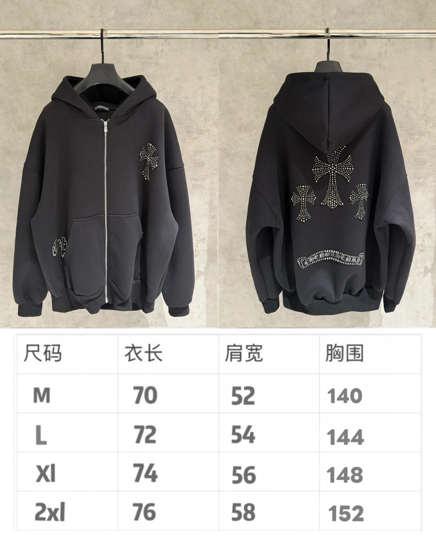 Chrome Hearts Unisex Jacket Size M-2XL