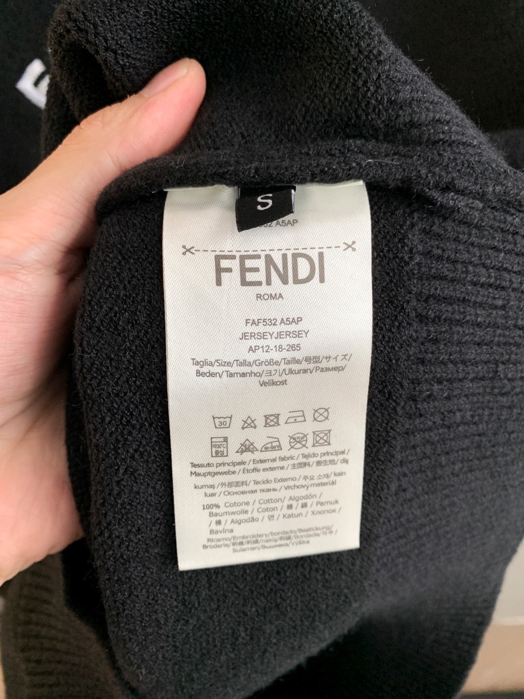 Fendi Unisex Sweatshirt Size S-XL