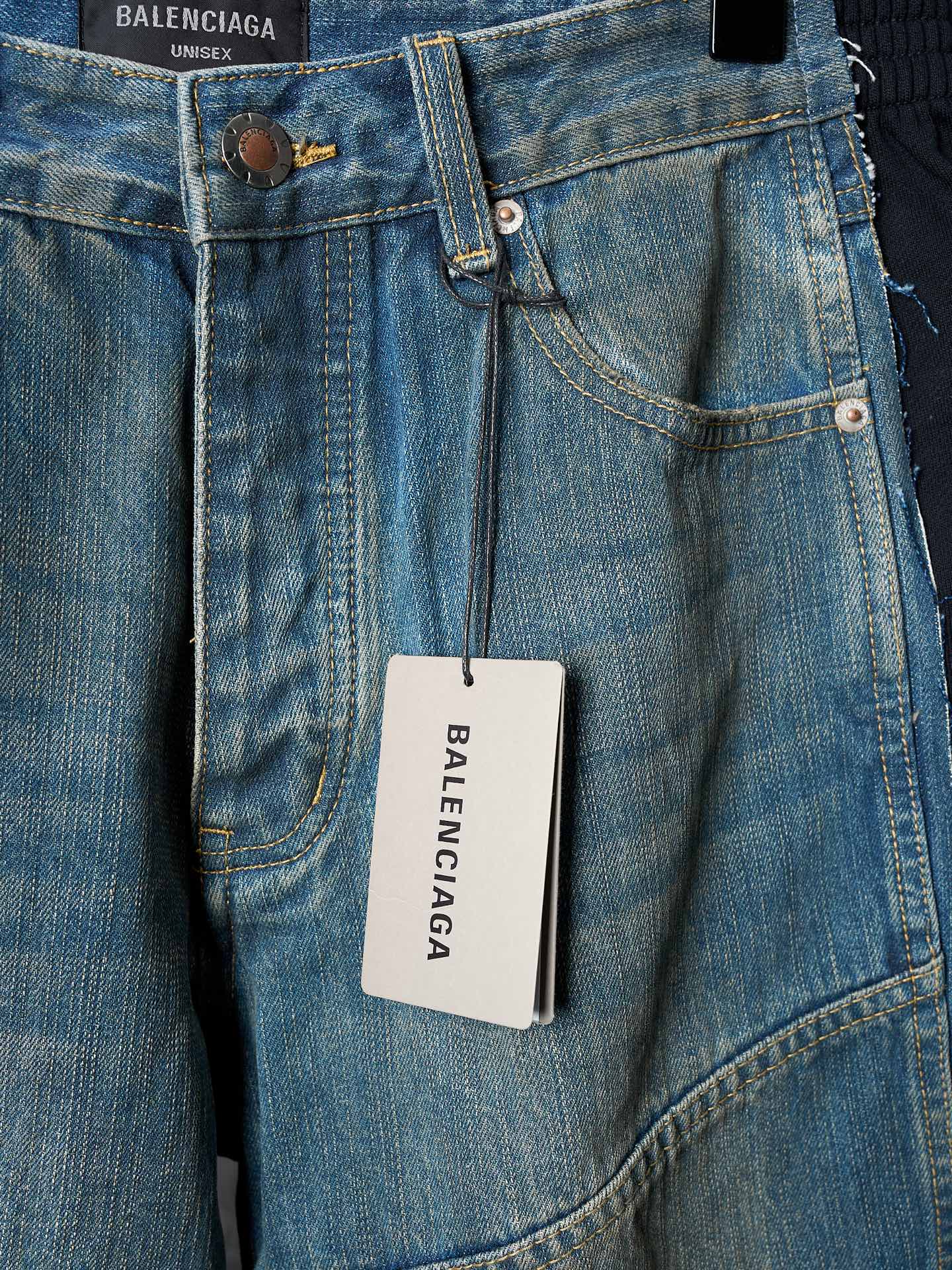 Balenciaga Unisex Jeans Size S-XL
