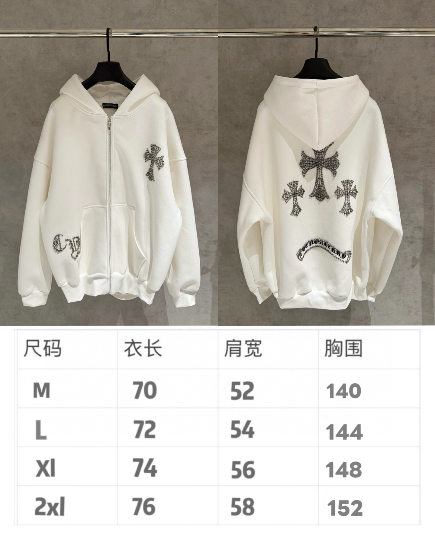 Chrome Hearts Unisex Jacket Size M-2XL