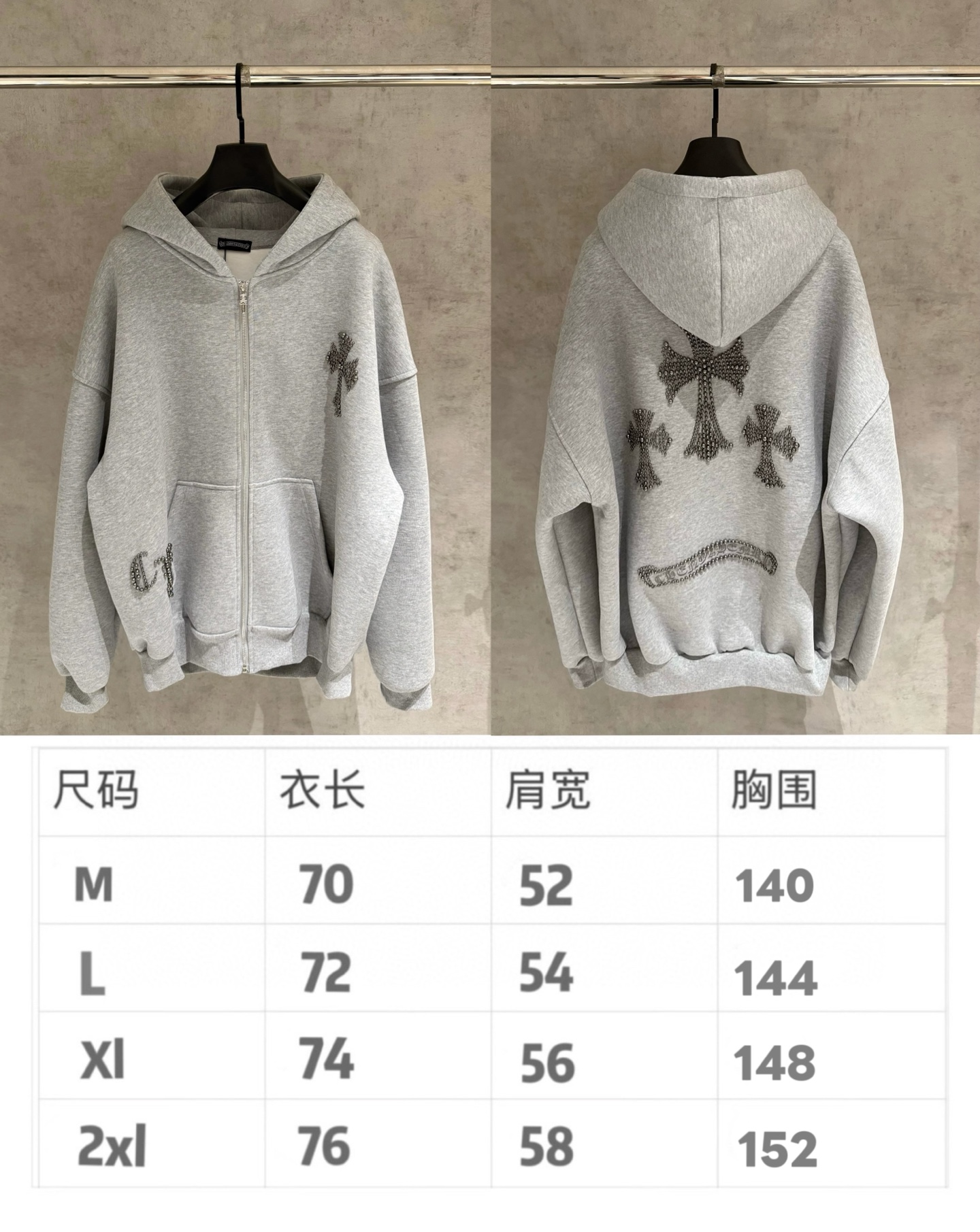 Chrome Hearts Unisex Jacket Size M-2XL