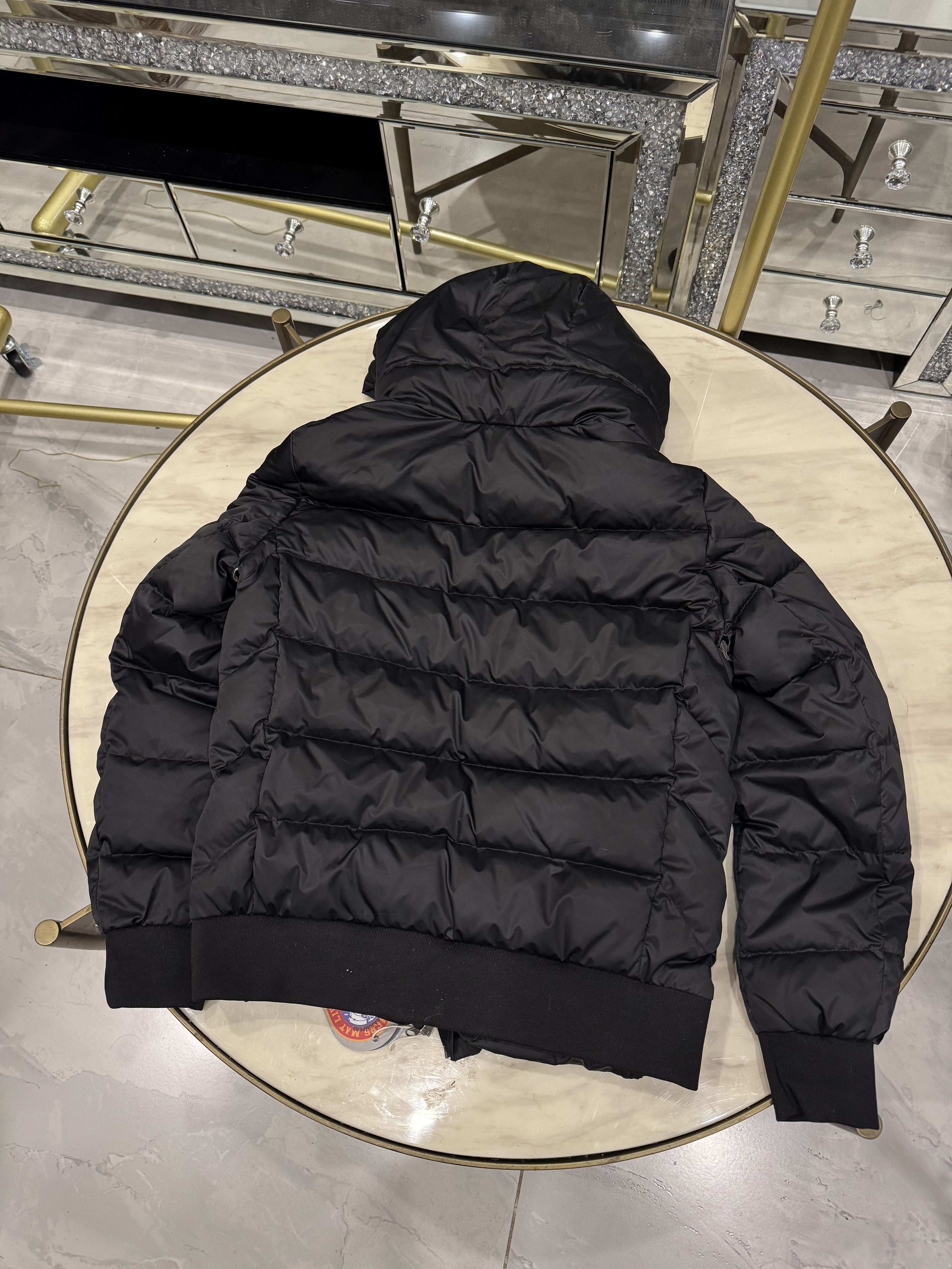 ParaJumpers Pharrell Mens Puffer Hooded Bomber Down Jacket Size S-2XL