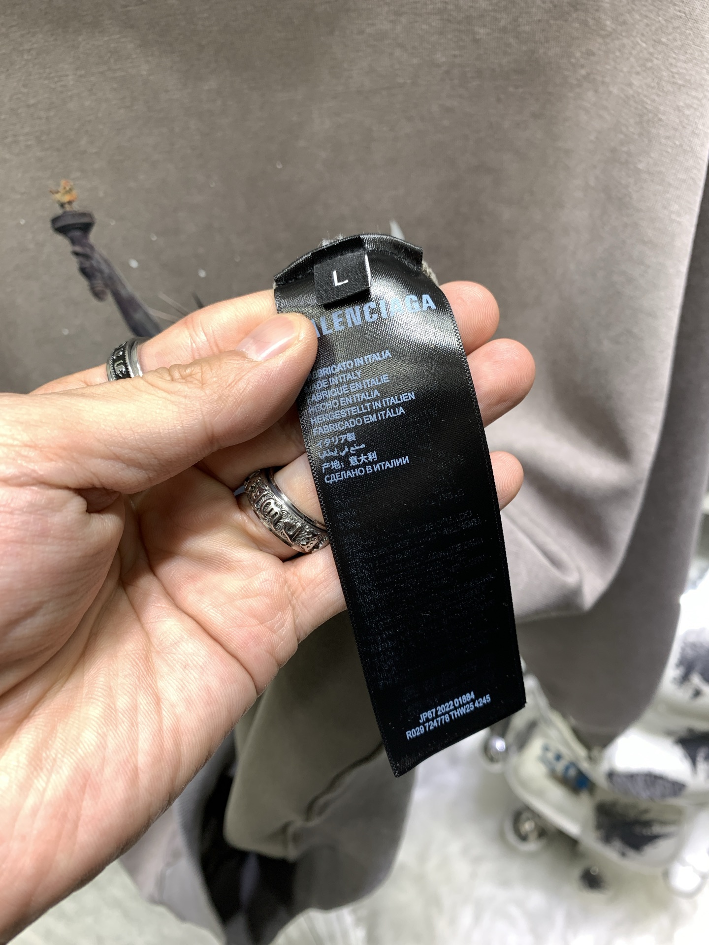 Balenciaga Unisex Sweatshirt Size S-XL