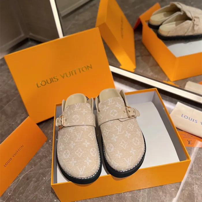 Louis Vuitton Pool Pillow Flat Comfort Slippers Size 38