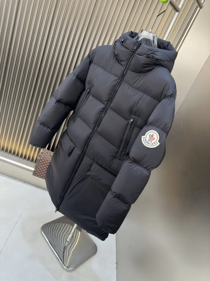 Moncler Unisex Long Down Jacket Size XL