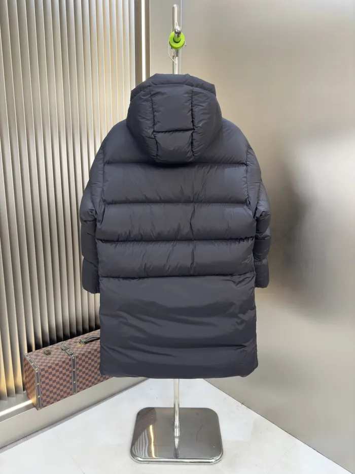 Moncler Unisex Long Down Jacket Size XL