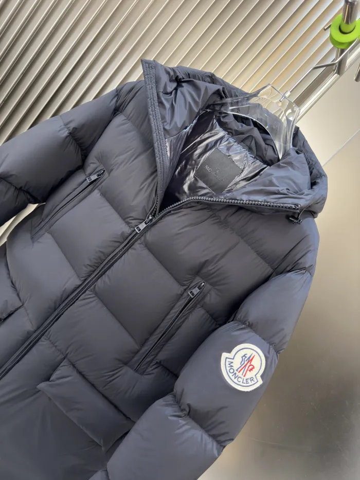 Moncler Unisex Long Down Jacket Size XL