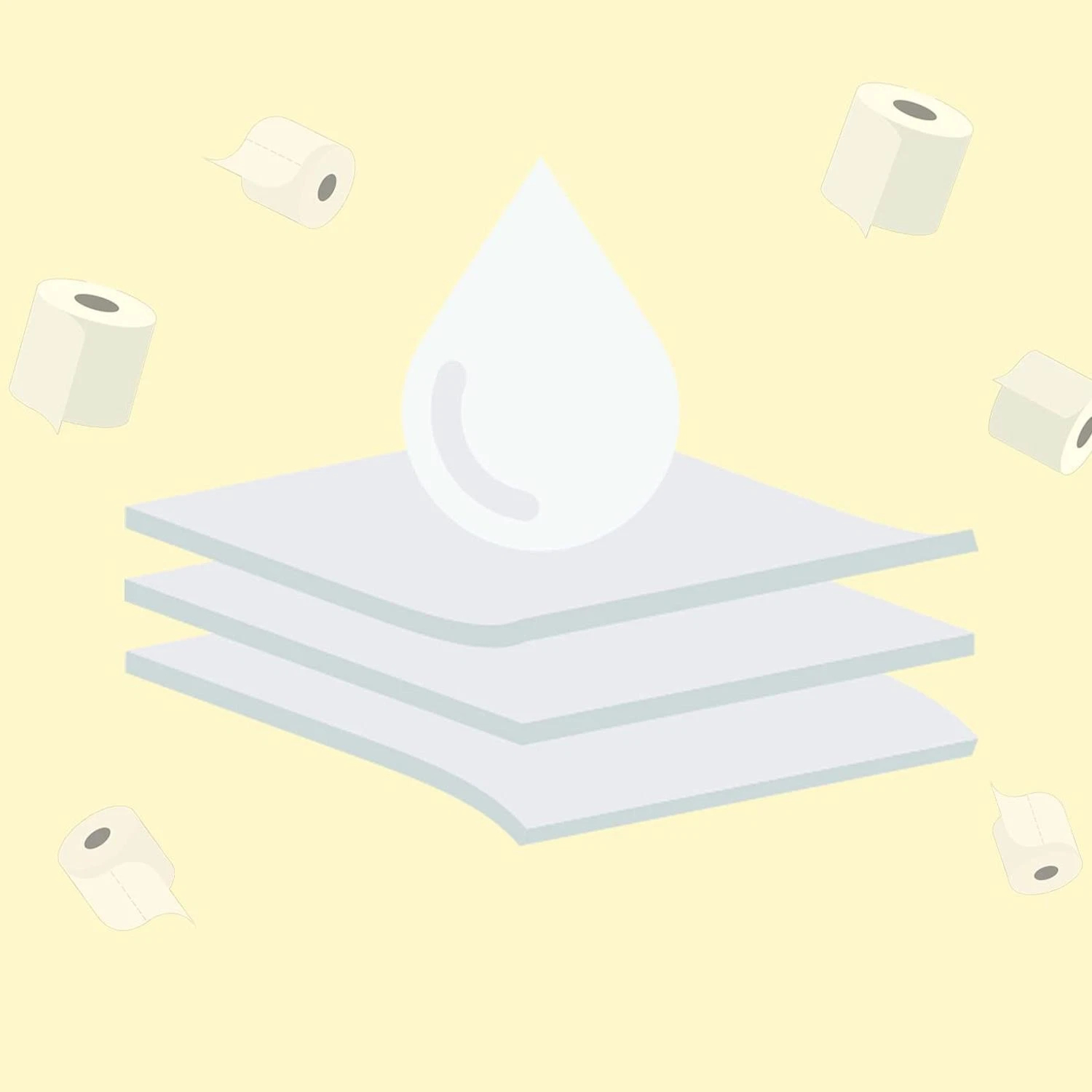 Cusheen Splesh 3-Ply Toilet Paper - Soft Quilted Large Roll Toilet Paper, Eco-Friendly Toilet Paper（4×18 Rolls）