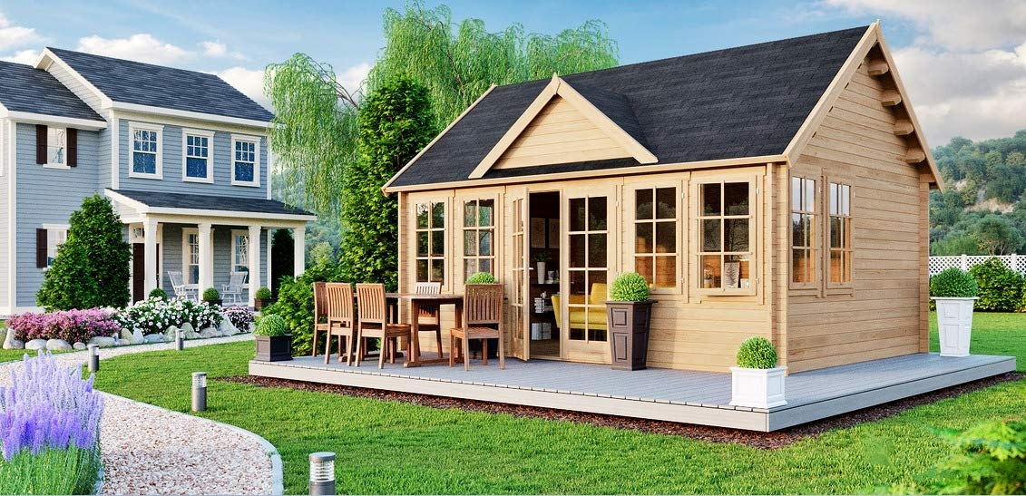 【Home&Garden】Claudia | 209 SQF Cabin Kit, Garden House