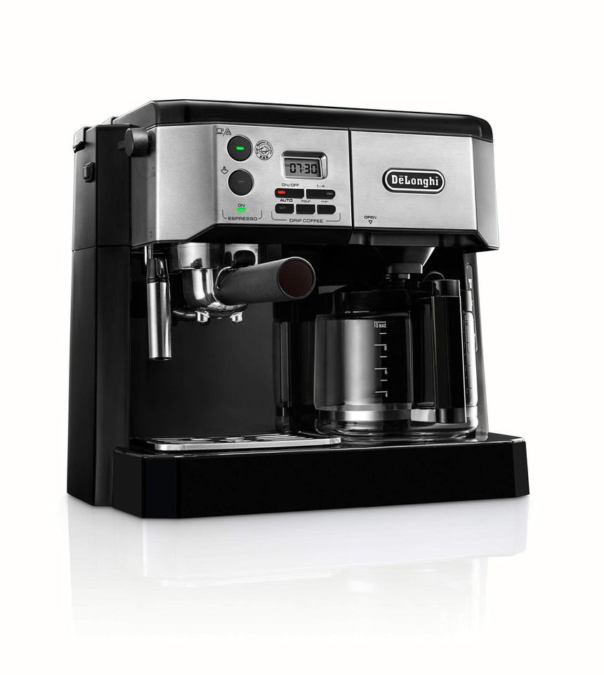 All-in-One Combination Maker & Espresso Machine for Cappuccino, Latte & Macchiato.