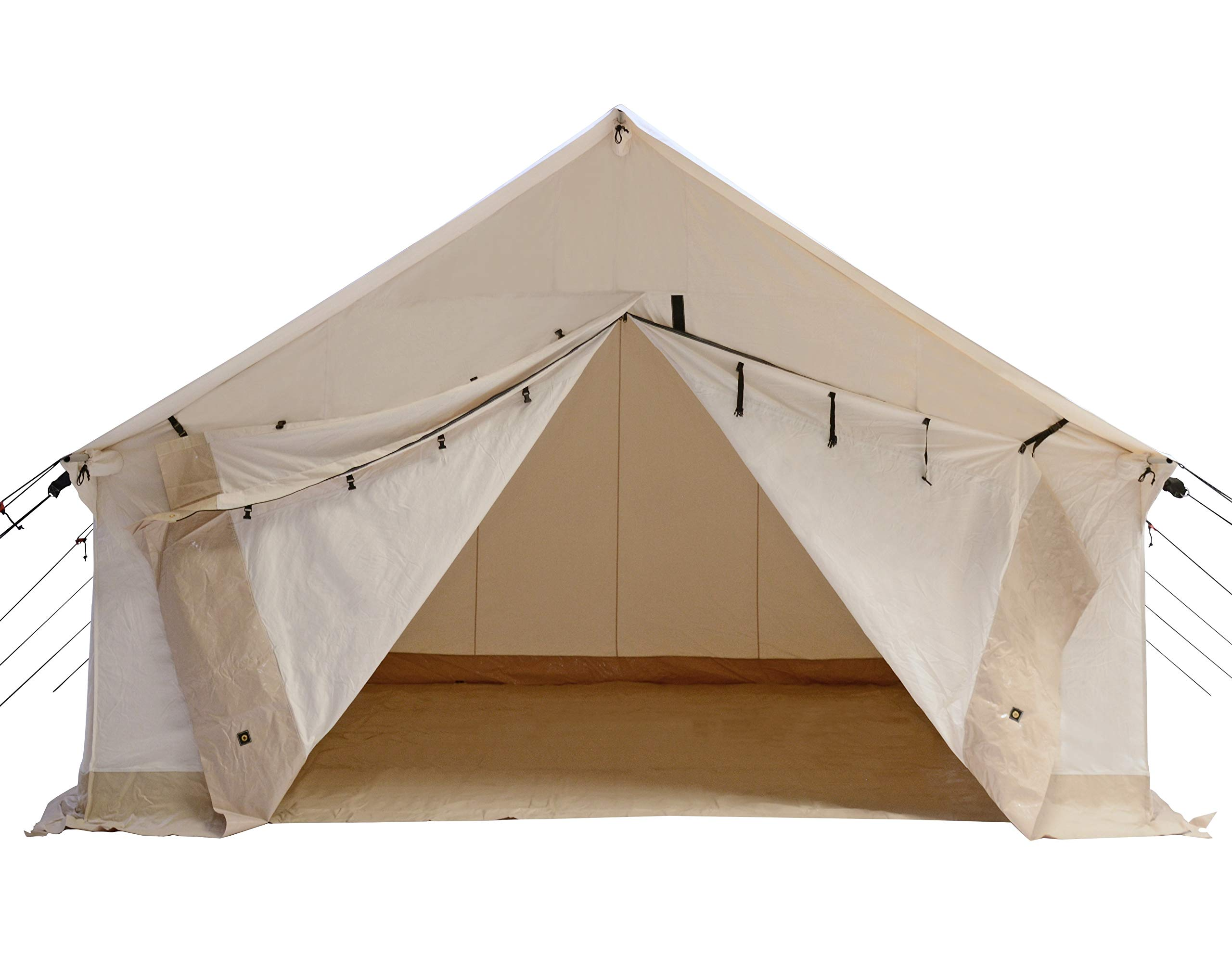 【Sports&Outdoors】Canvas Wall Tent - Waterproof 4 Season Outdoor Camping & Hunting Tent for Large Groups Families