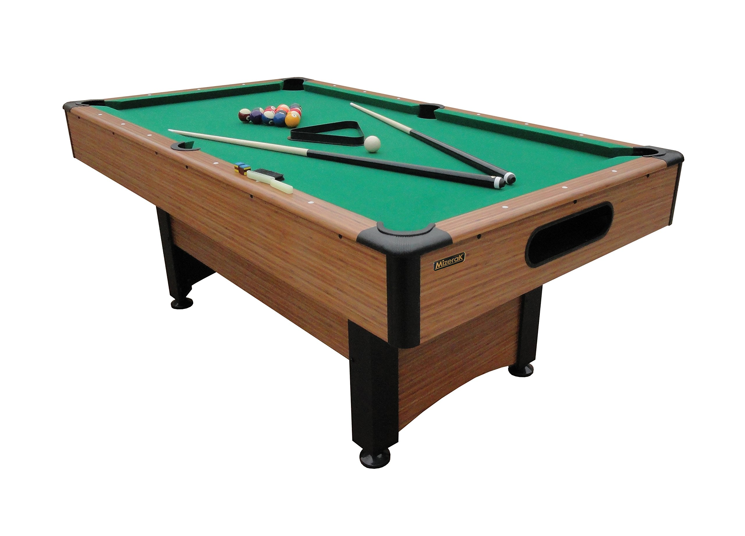 【Sports&Outdoors】Dynasty Space Saver 6.5' Billiard Table with Leg Levelers, Automatic Ball Return