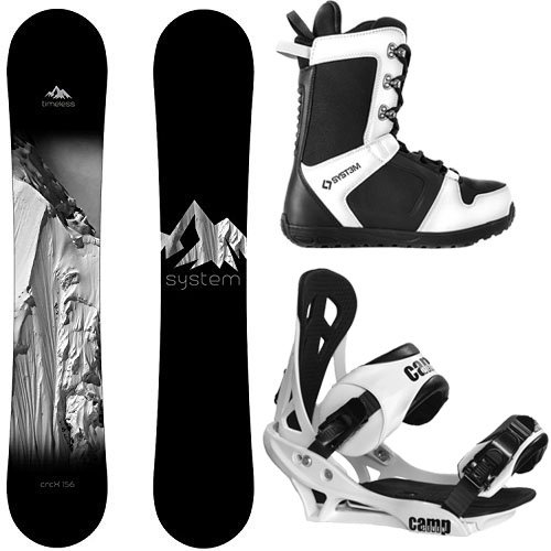 【Sports&Outdoors】System Timeless and Summit Complete Men's Snowboard Package New 2023