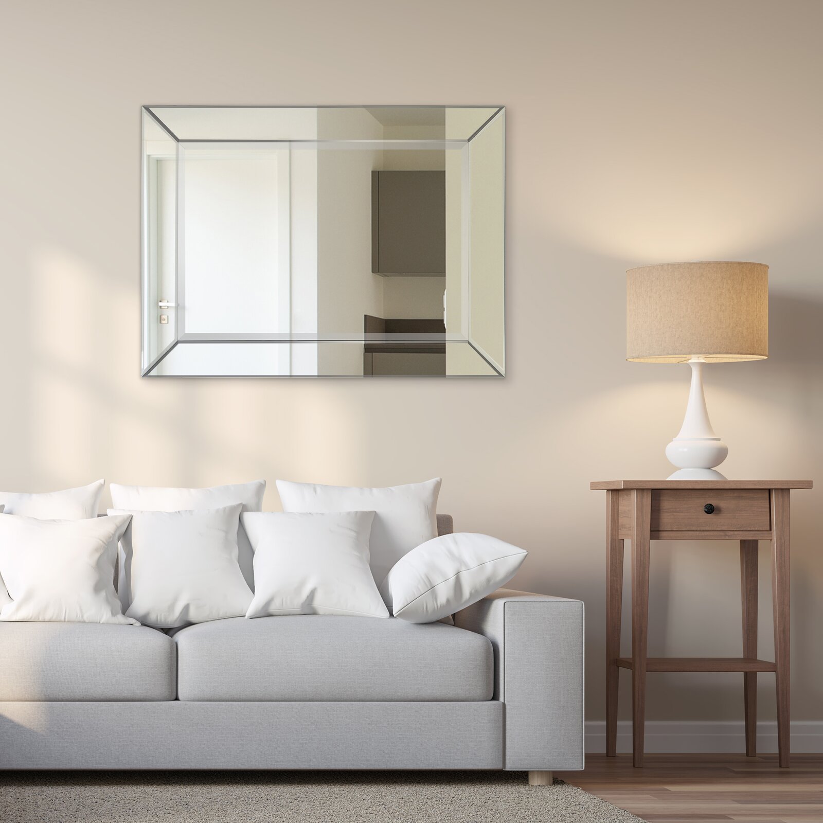 【Home Improvement】Oren Rectangle Glass Wall Mirror