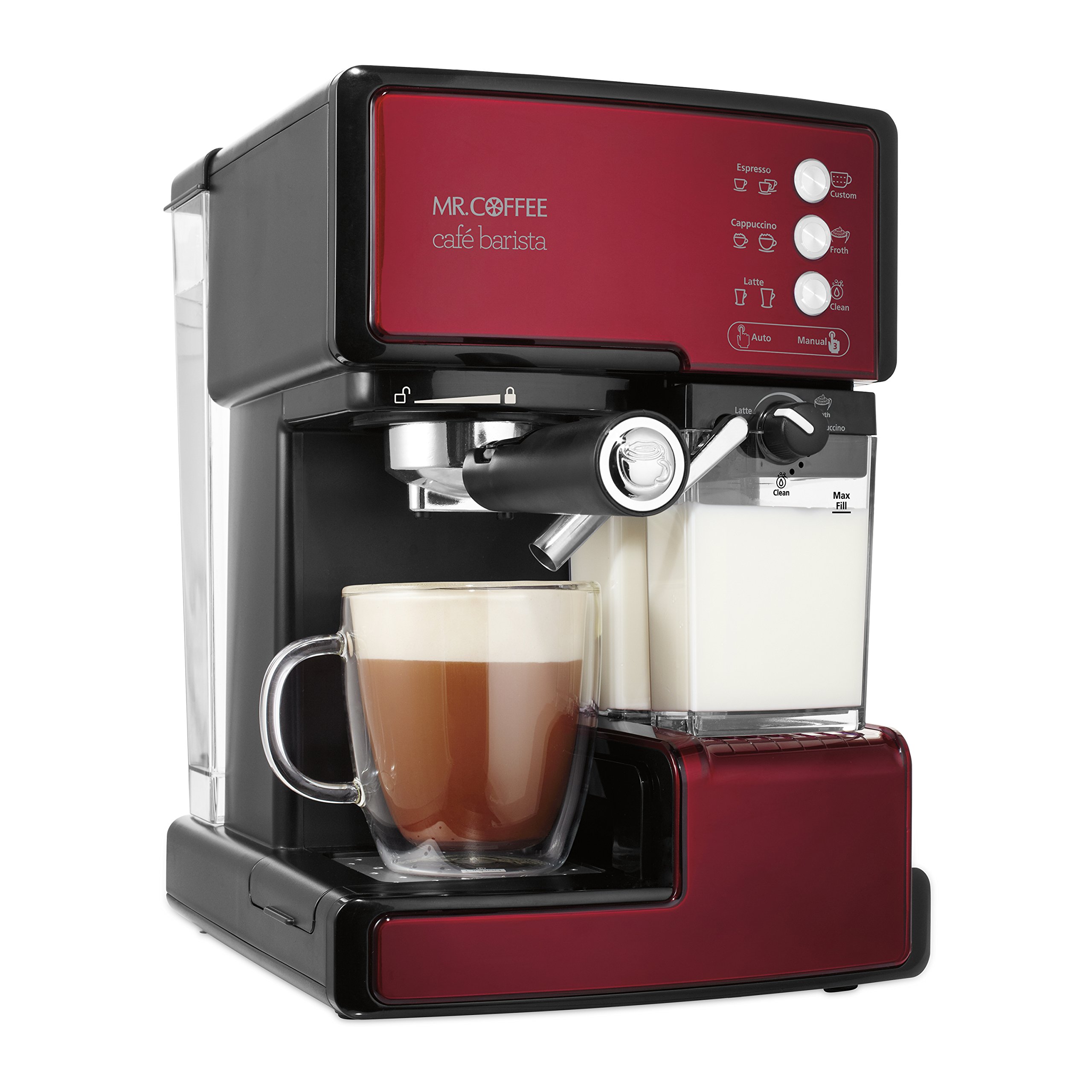 【Appliances】ECMP1106 Cafe Barista Premium Espresso/Cappuccino System, Red