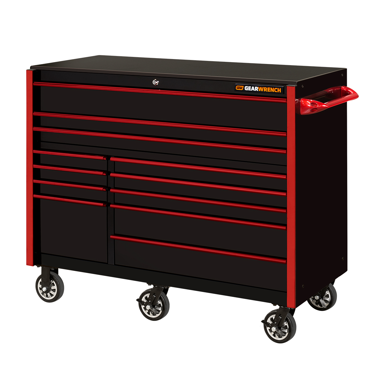 n- used toolboxGEARWRENCH GW Series 55x 25 12 Drawers Roller Cabinet by Extreme Toolsn-