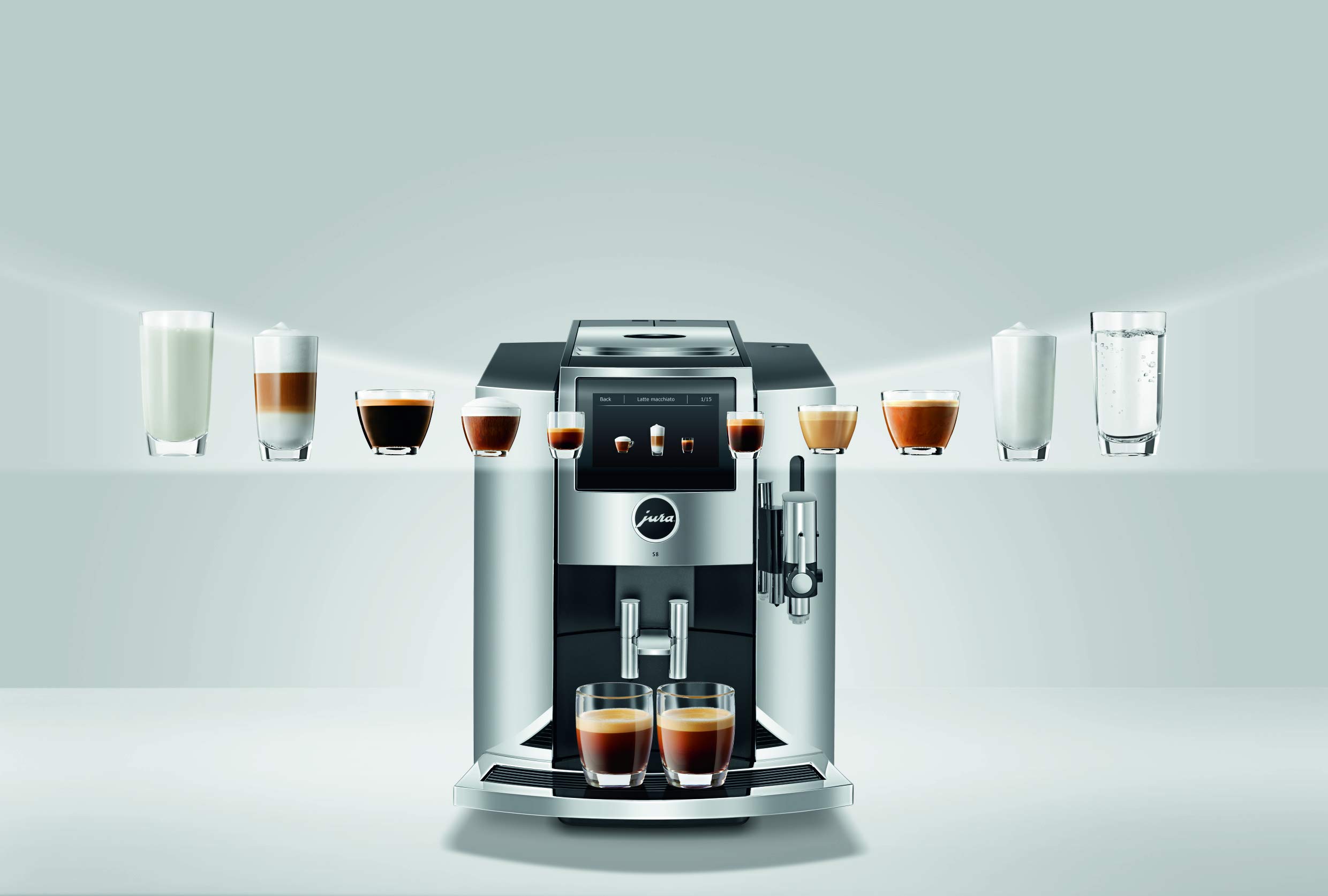 【Appliances】S8 Automatic Coffee Machine, Chrome