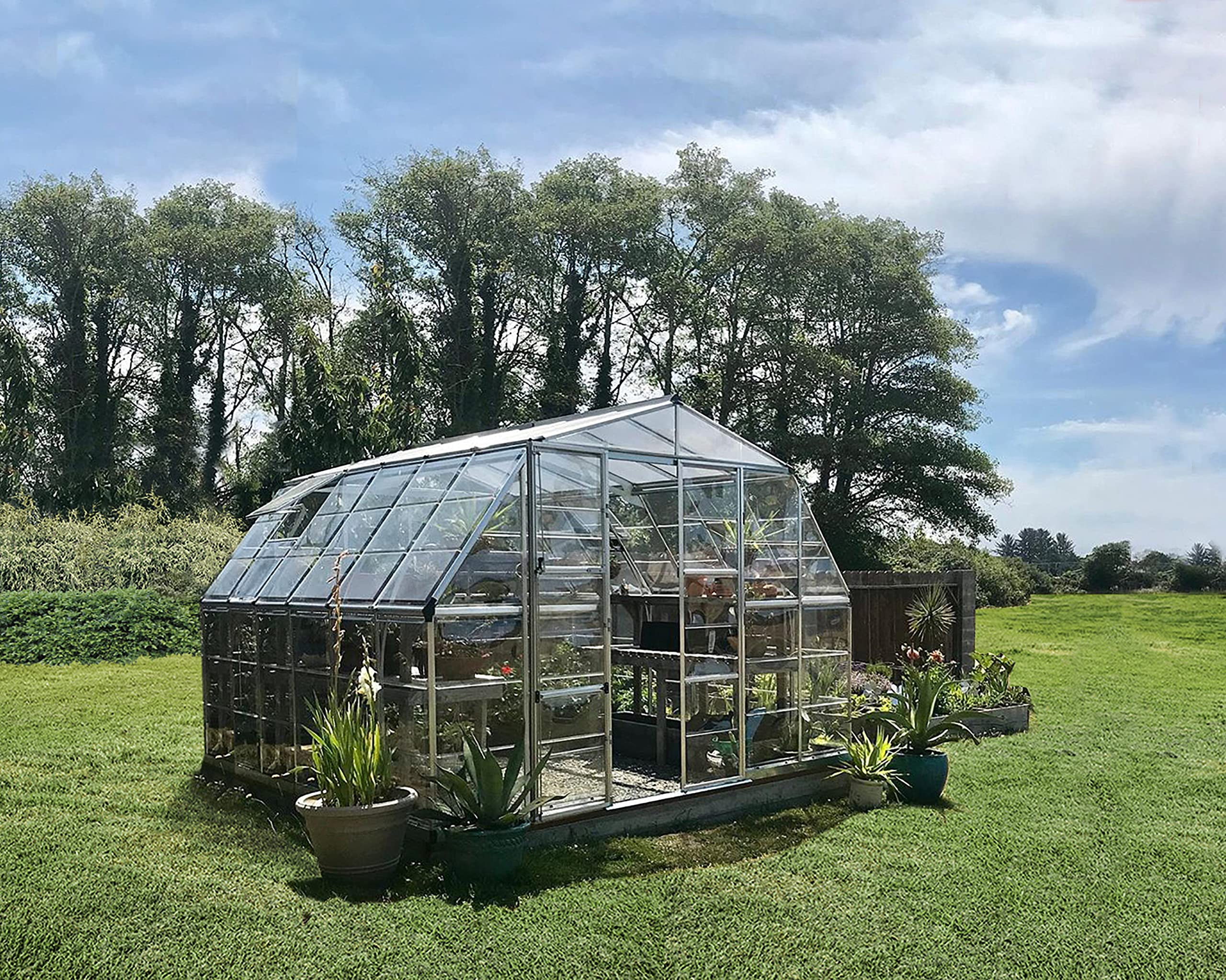 【Home&Garden】Greenhouse, 12 x 12 x 9, Silver
