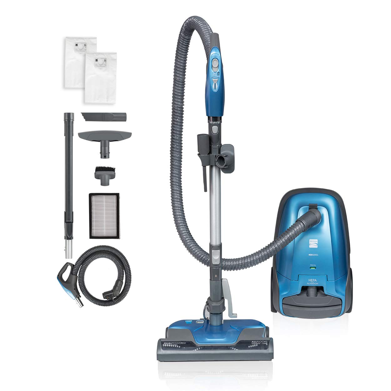 【Appliances】Canister Vacuum Cleaner 2-Motor Power Suction with Pet PowerMate & Cleaning Tools