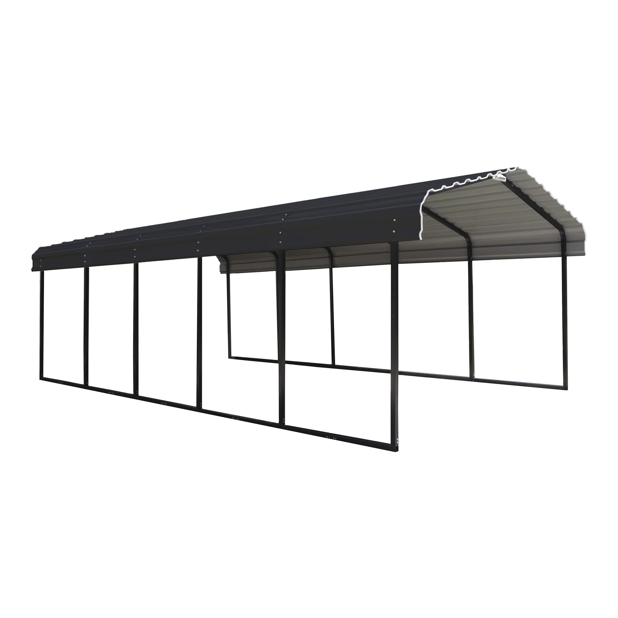 【Home&Garden】Heavy Duty Galvanized Steel Metal Multi-Use Shelter, Shade, Carport, 12' x 24' x 7'