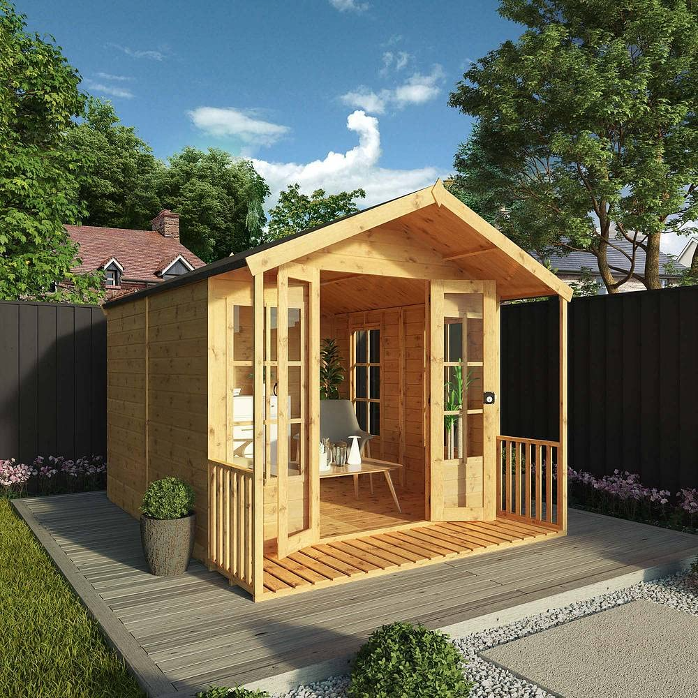 【Home&Garden】10x8 Wessex Summerhouse, 10ft x 8ft Tongue & Groove Summer House