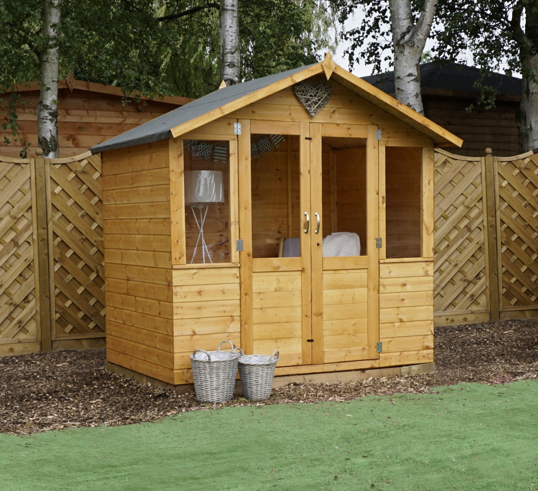 【Home&Garden】7x5 Summerhouse with Half Glazed Doors
