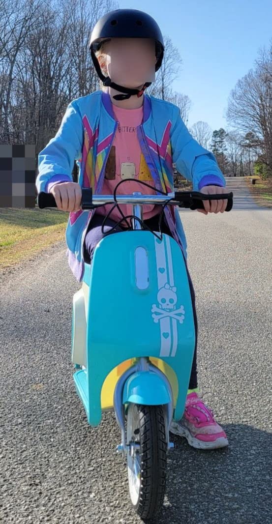 【Sports&Outdoors】Pocket Mod Petite - 12V Miniature Euro-Style Electric Scooter for Ages 7+