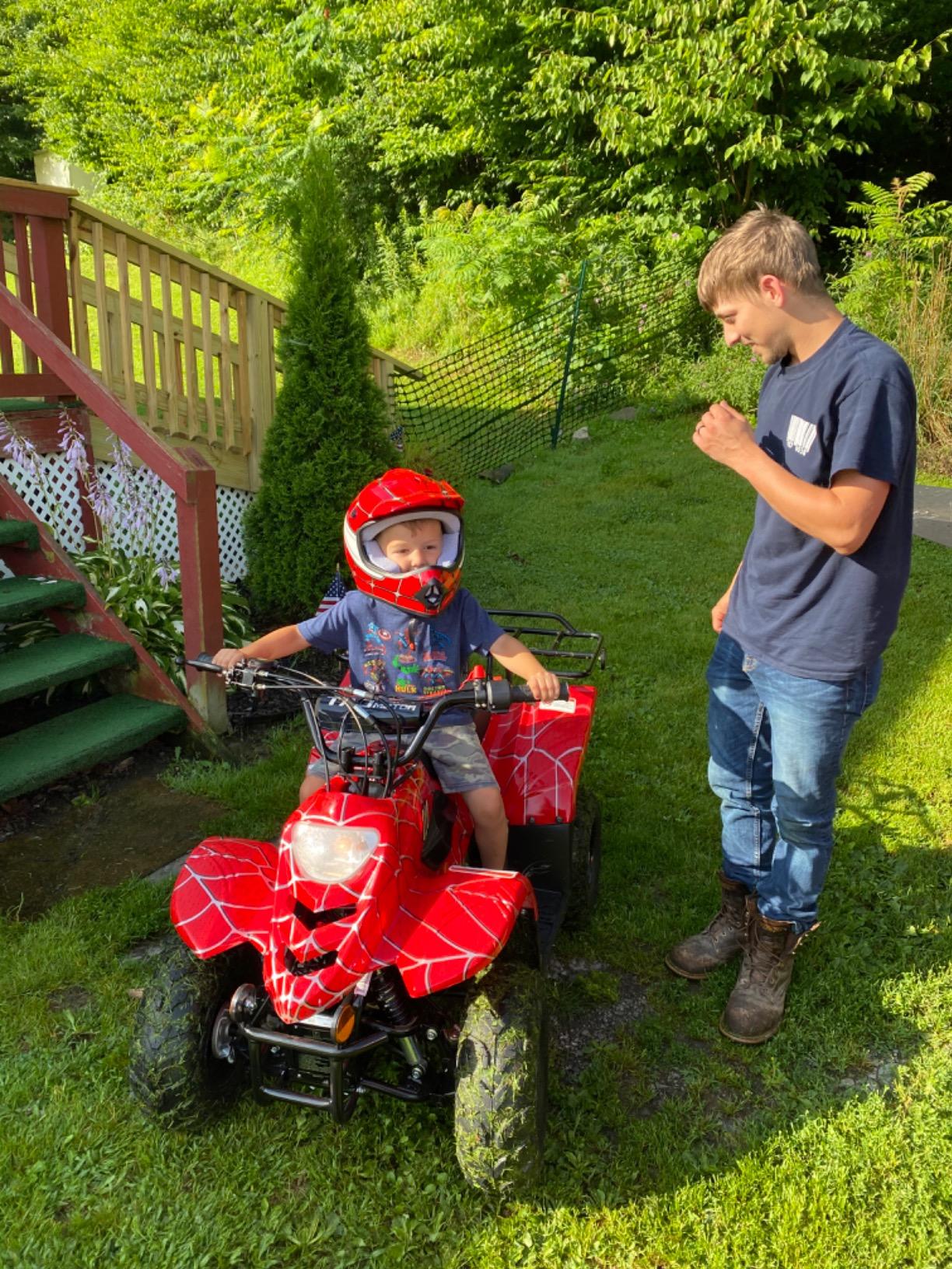 【Sports&Outdoors】X-PRO 110cc ATV Quads ATV Quad ATVs 4 Wheeler