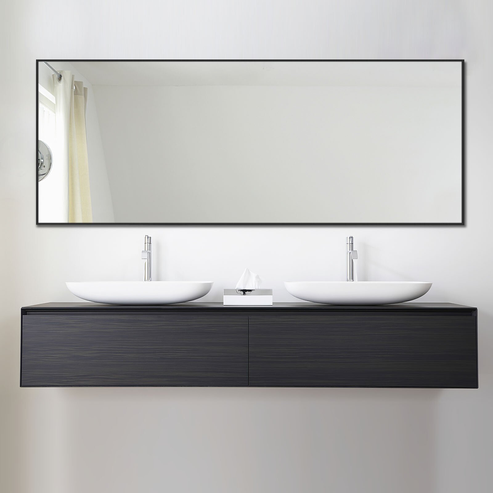 【Home Improvement】Rectangle Metal Mirror