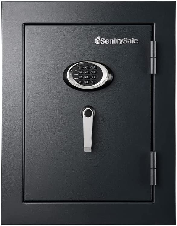 SentrySafe Fireproof and Waterproof Large Steel Home Safe with Digital Keypad Lock, California DOJ Certified for Firearm Storage, 4.71 Cubic Feet, 37.7 x 21.7 x 19.0 Inches, EF4738E