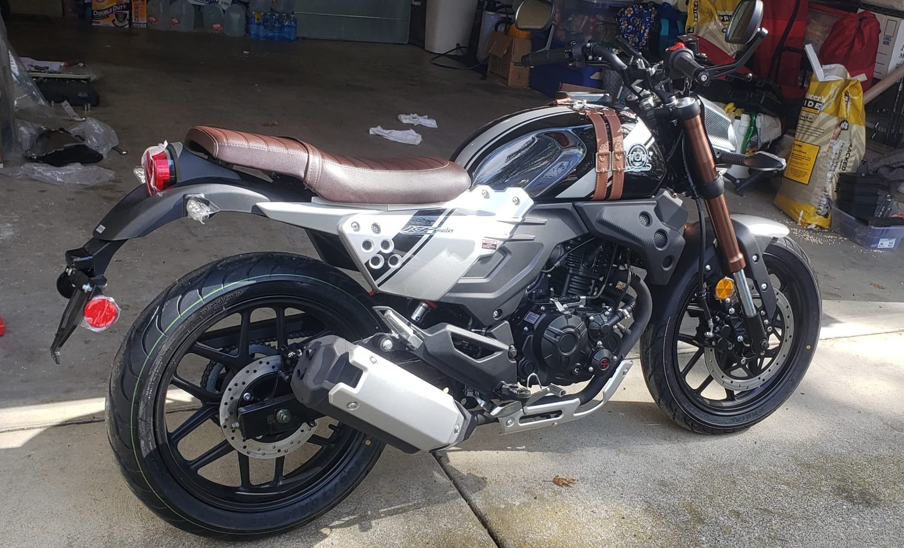 【Sports&Outdoors】X-PRO Lifan KPM 200 Adult Motorcycle 200cc Gas Street Motorcycle Electric Fuel Injection