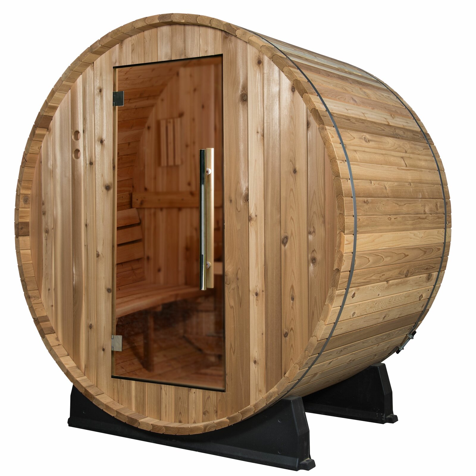 【Sports&Outdoors】Almost Heaven Saunas Watoga 4 - Person Traditional Steam Sauna in Cedar