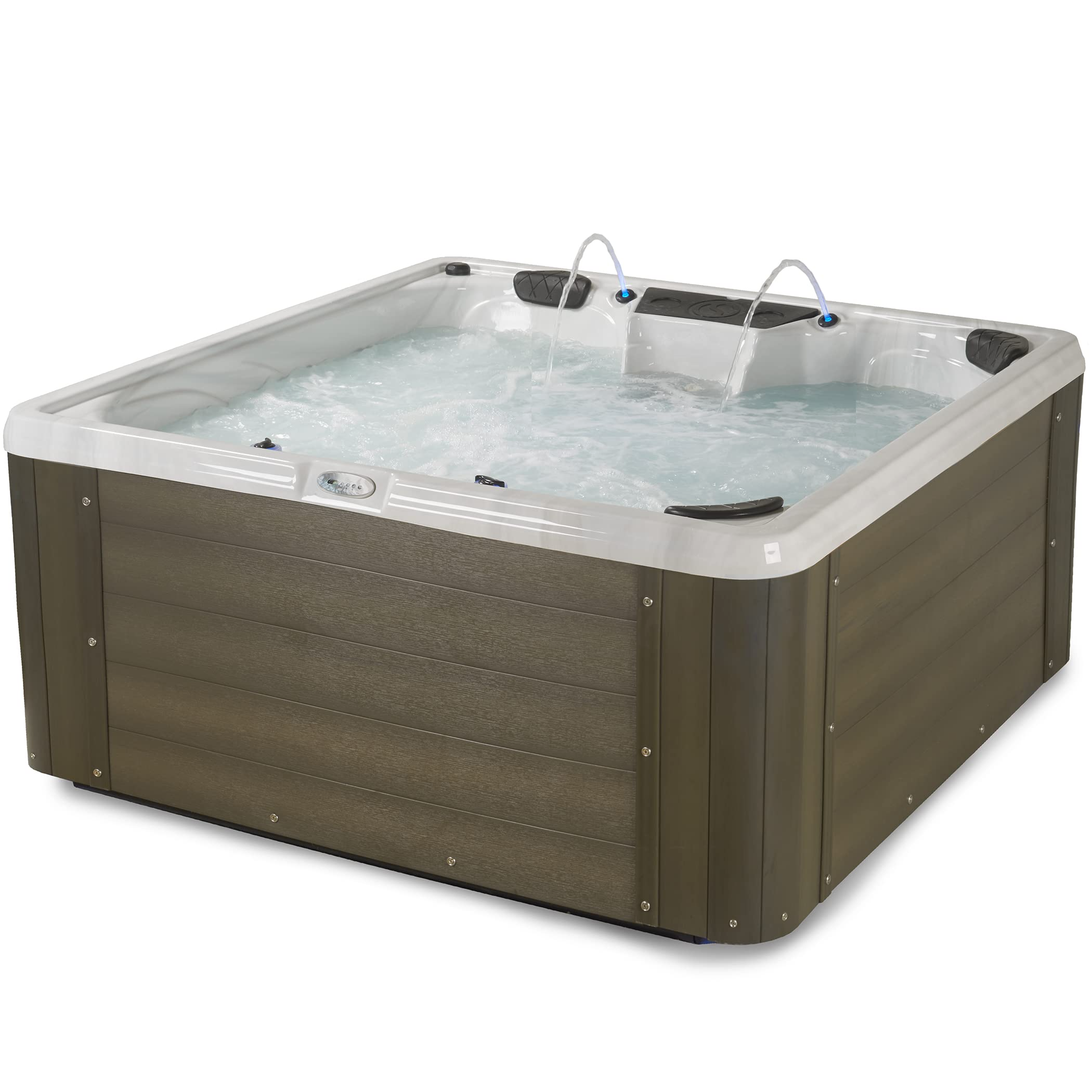 【Sports&Outdoors】40-Jet Edgewater EX Hot Tubs, Seats 5-6, with Lounger, Driftwood