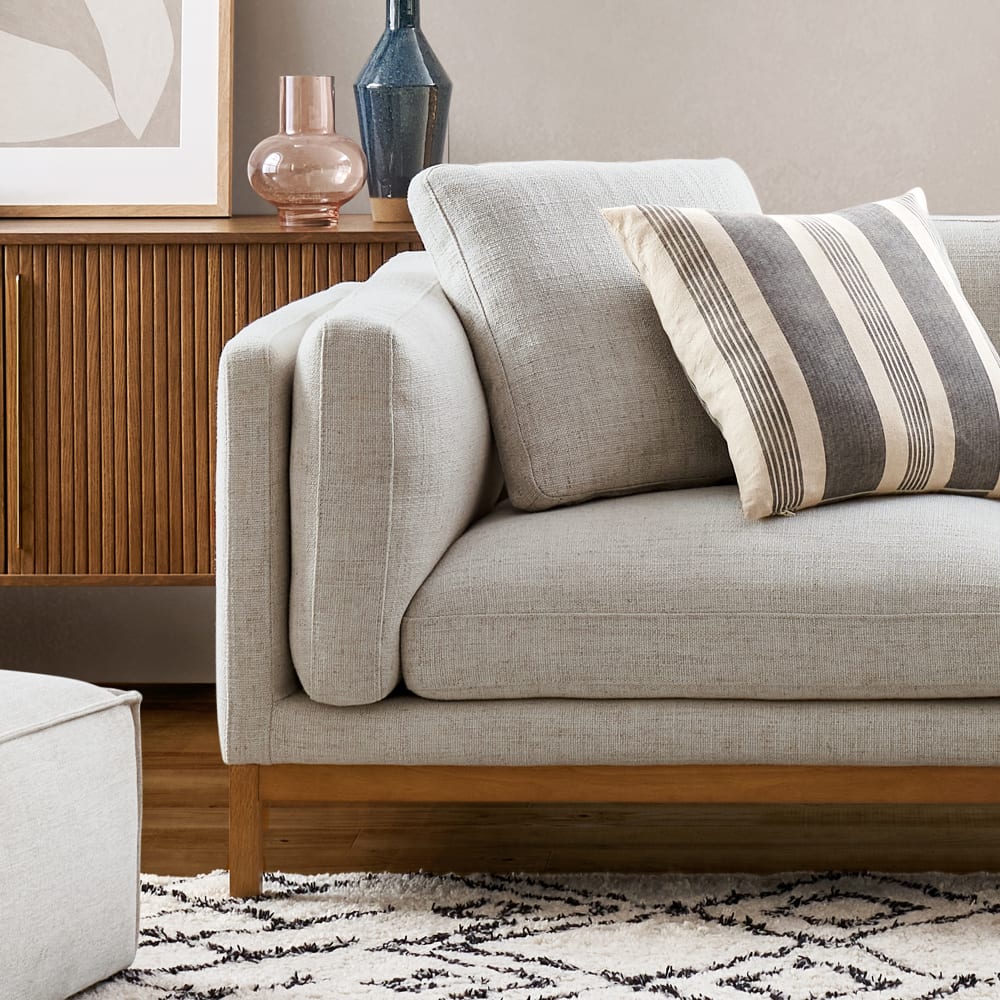 Owen Chaise Sectional Sofa, Walnut