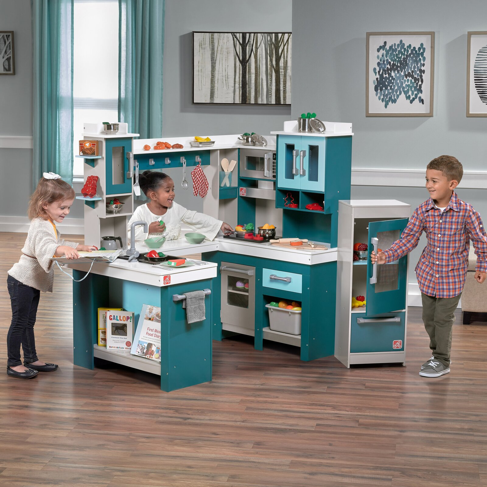 【Baby&Kids】Grand Walk Wood Kitchen Set