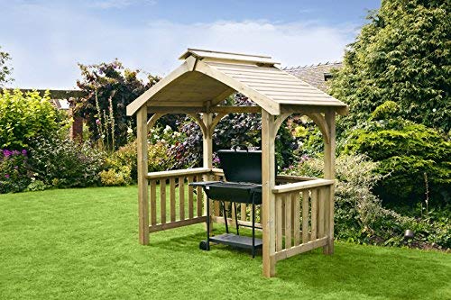 【Home&Garden】Fast Devon BBQ Wooden Shelter