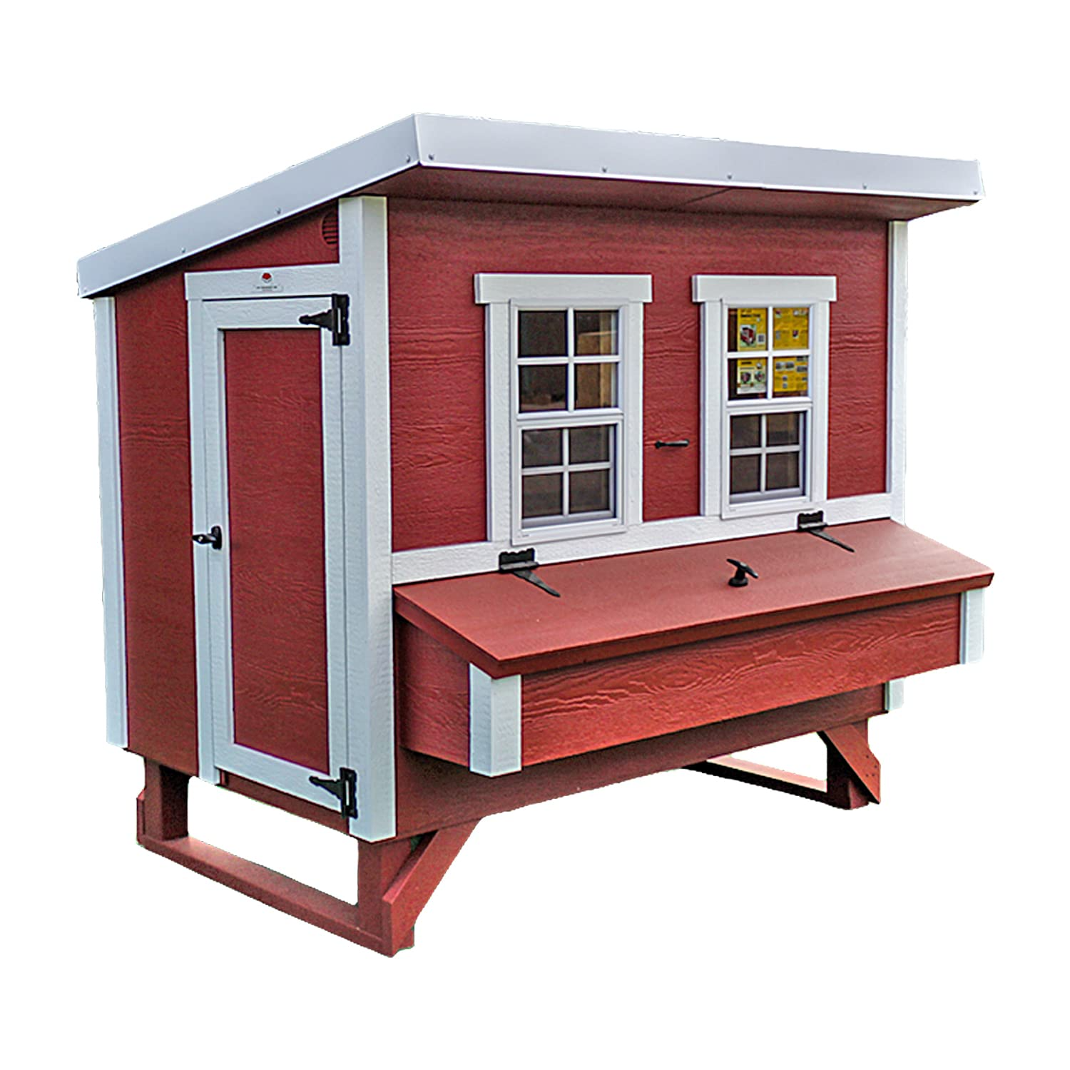 【Pet】Large Chicken Coop for Up to 15 Chickens - Nesting Box - Large Bird, Poultry & Hen House