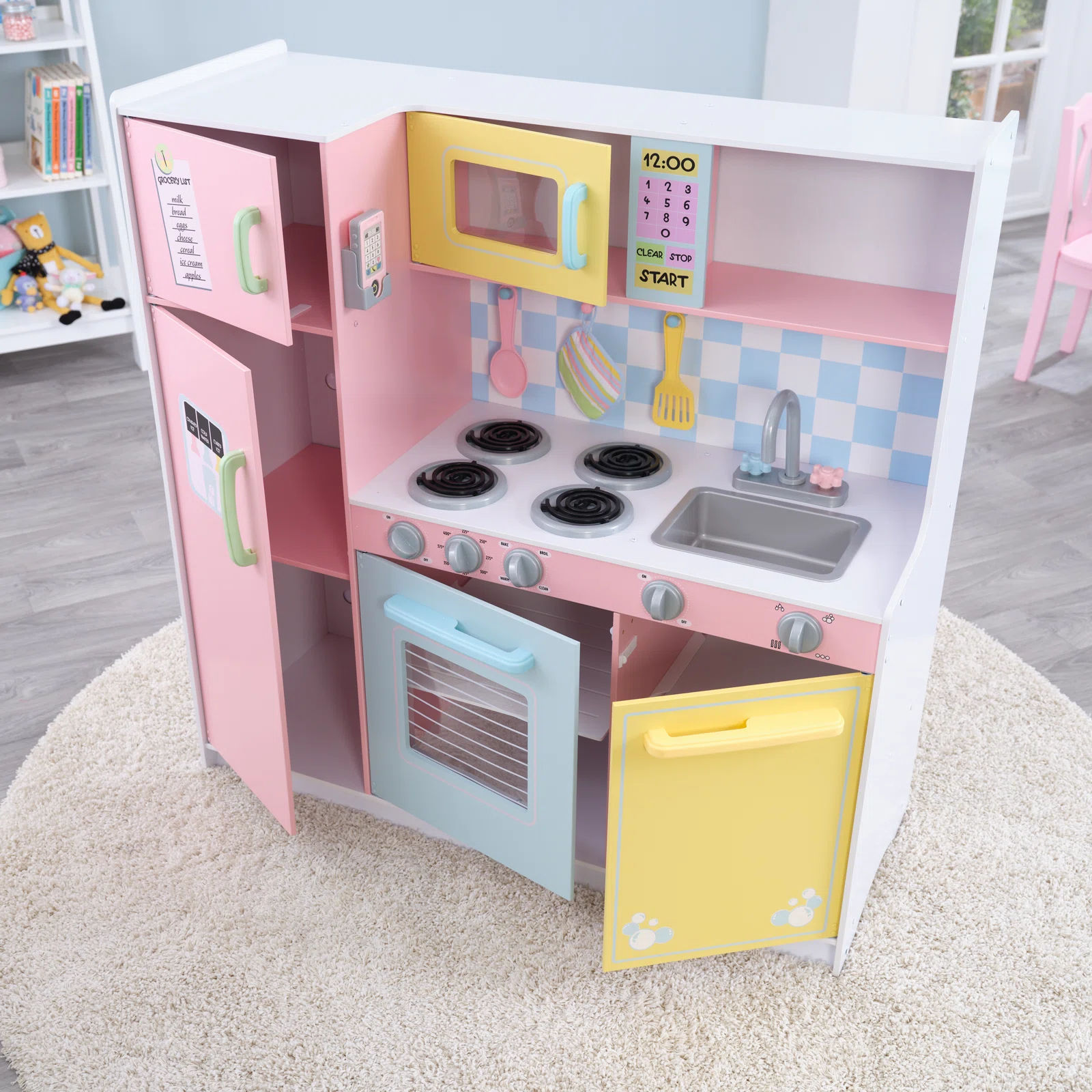 【Baby&Kids】Pastel Kitchen Set