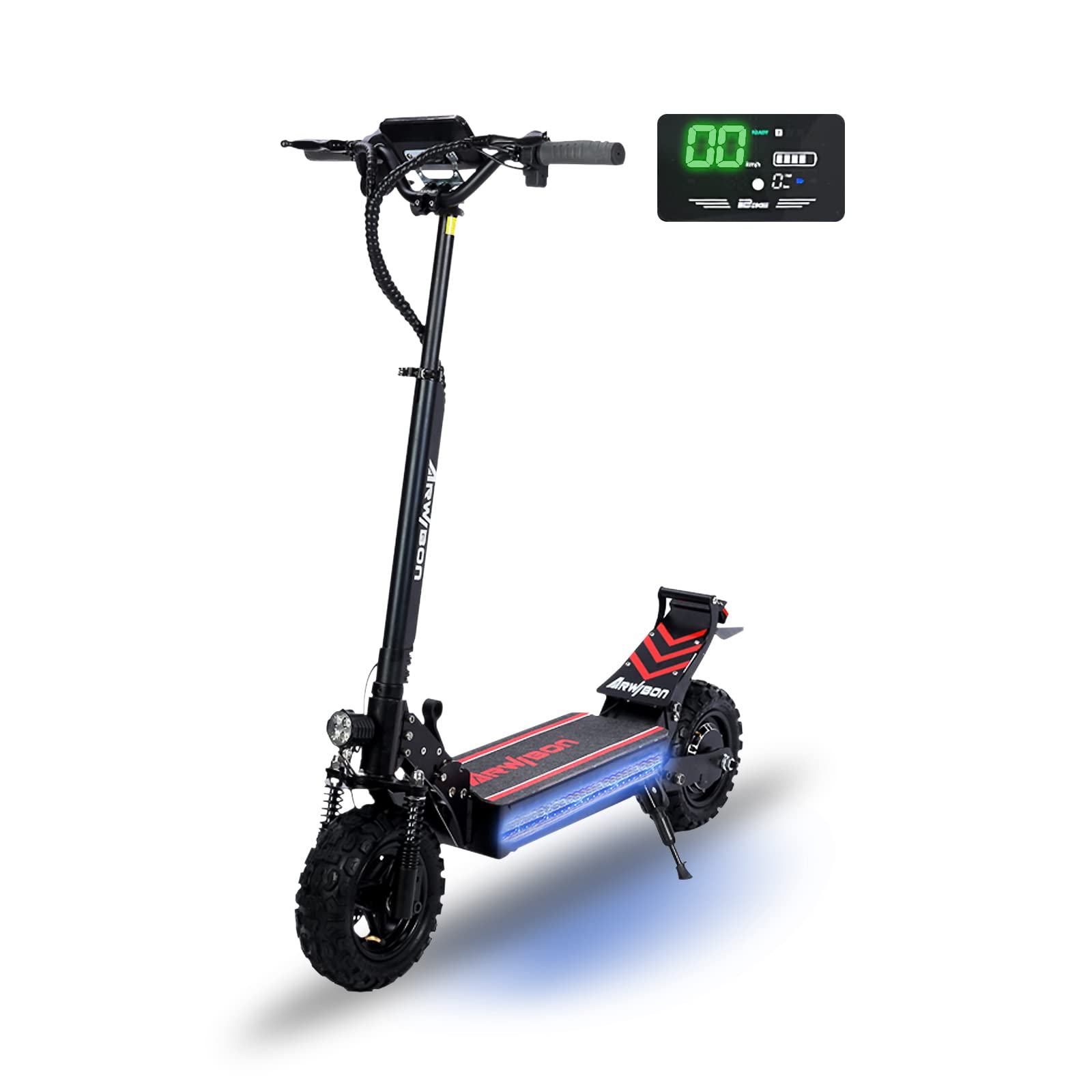 【Bicycle】Electric Kick Scooter for Adults - 2500W Motor, Up to 30 MPH & 20-30 Miles, 48V/16AH