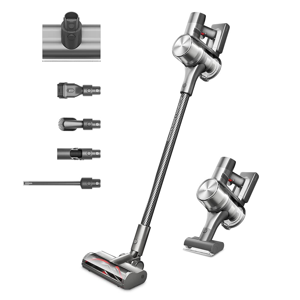 【Appliances】Cordless Vacuum Cleaner, 90min Long Runtime, 190 AW Robust Suction for Hard Floor Stairs