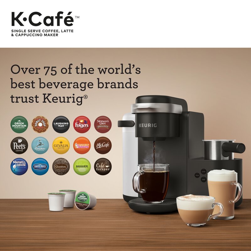 Keurig K-Cafe Special Edition Single Serve K-Cup Pod Coffee, Latte and Cappuccino Maker, 2 to 12 oz. Brew Sizes