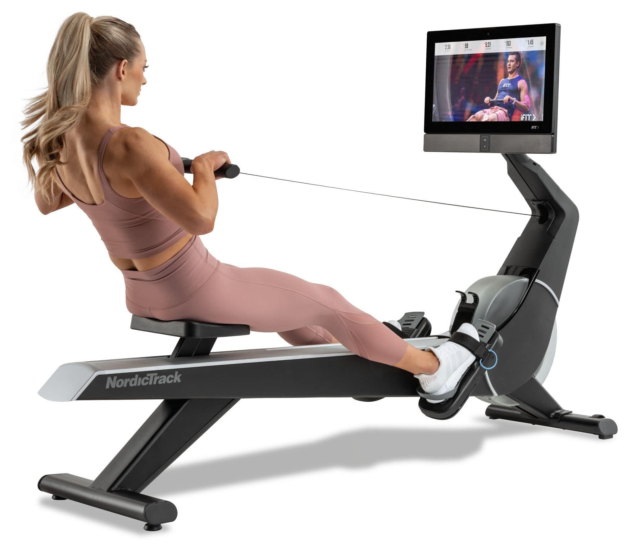 【Sports&Outdoors】NordicTrack Smart Rower with Touchscreen and 30-Day iFIT Family Membership