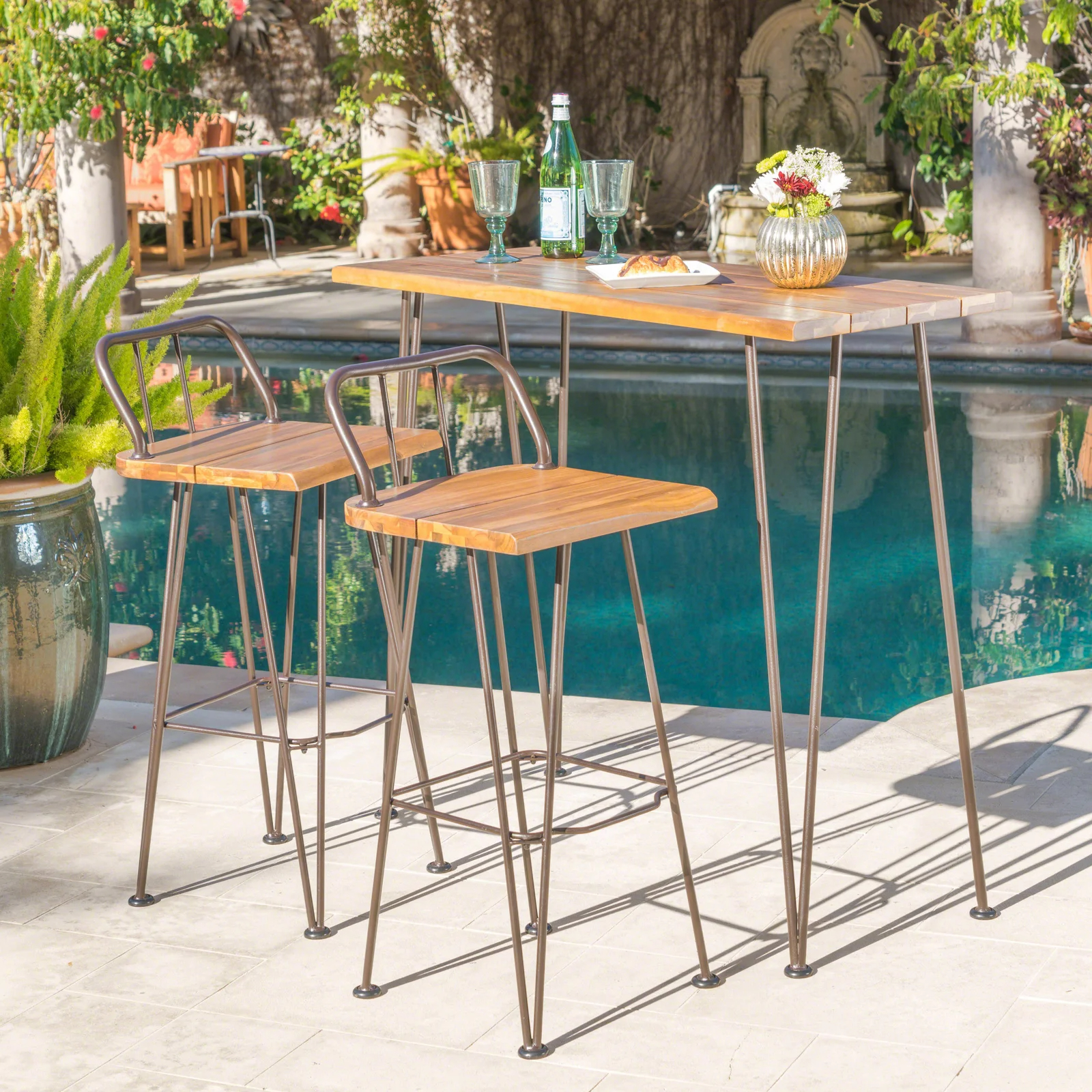 【Home&Garden】Loya Outdoor Bar Set